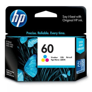 HP 60 Color Ink Cartridge CC643WA