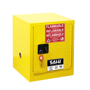 SAI-U Flammable Safety Cabinet SC0004Y – Leak-Proof Liquid Storage, Emergency Safety, SKU: SC0004Y