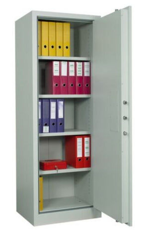 ChubbSafes SIZE 450 WITH 4 SHELVES FIRE RESISTANT ARCHIVE CABINET, KEY LOCK