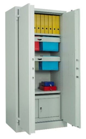 ChubbSafes SIZE 640 WITH 4 SHELVES FIRE RESISTANT ARCHIVE CABINET, KEY LOCK