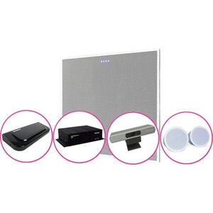 ClearOne Collaborate Versa Room 24" Ceiling Tile ePTZ Webcam Beamforming Microphone & Speakers