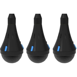 ClearOne 930-6200-309-B-D Ceiling Microphone 3 Array Dante Black Bundle