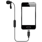 Comica Audio CVM-V01SP(UC) Omnidirectional USB Type-C Lavalier Microphone - 2.5m Cable