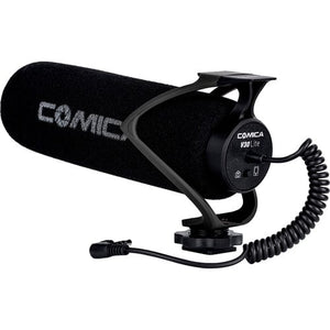 Comica Audio CVM-V30 LITE B Camera-Mount Shotgun Microphone for Cameras