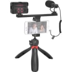 Comica Audio VM10-K5 Multifunctional Smartphone Video Kit with Shotgun Microphone and LED Light