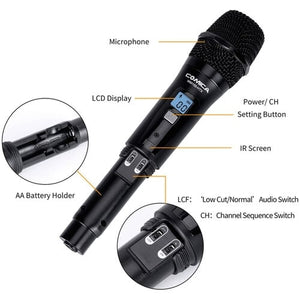 Comica Audio CVM-WM100H Wireless Handheld Microphone System