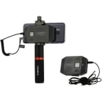 Comica Audio CVM-WS50B Wireless Microphone System with Handle Grip for Smartphones