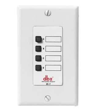 dBx ZC7 Wall-Mounted Zone Controller