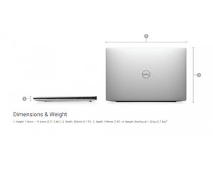 Dell XPS 13-7390-2046 13.3 FHD Laptop ( Core i7 10510U 1.8 GHZ, 1TBSSD, 16GB RAM)