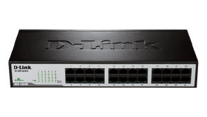 D-Link DES-1024D 24-Port Fast Ethernet Unmanaged Desktop/Rackmount Network Switch