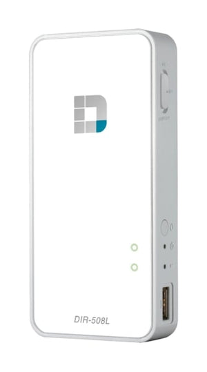 D-Link N300 SharePort™ Go II Portable Wireless Router and Charger