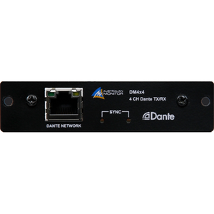 Australian Monitor DM4X4 Dante 4 Input & 4 Output Expansion Card