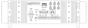 Ahuja SSA10000 8-Microphone & 4-Aux Input Amplifier