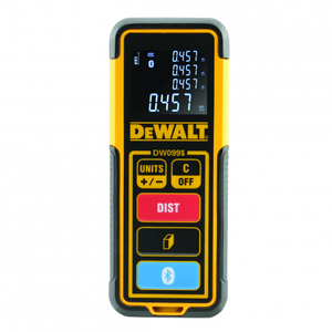 Dewalt DW099S-XJ 30M Laser Distance Measure With Bluetooth