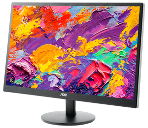 AOC E970SWN LED 19 Monitor Class VGA Only (Black)