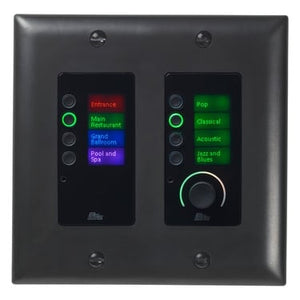 BSS EC-8BV Ethernet Controller with 8 Buttons and Volume Control Black