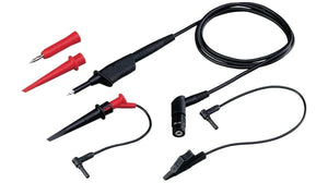 Fluke 1:1 Voltage Probe Set, Black, 30 MHz, 1.2m