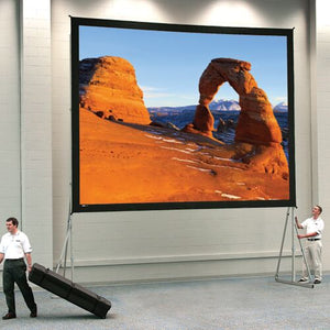 Da-Lite 92090 Fast-Fold Deluxe Projection Screen – 305x396cm, Square Format