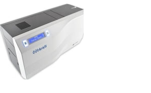 Heidi CP55-S00S3 Single Sided ID Card Printer Includes 1 YMCKO Ribbon, 100 Cards, 1 Cleaning Card