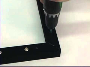 Da-Lite Da-Snap 39700V Fixed Frame Projection Screen with HD Progressive Surface