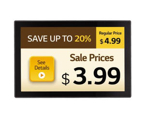 LG Digital HD Display 10", Brightness 400cd/m², 16/7 Operation, 10SM3TB