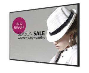 LG Stylish Slim Design Narrow Bezel, Full HD 55" Display, Brightness 700 cd/m2, 24/7 Operation, 55WX30