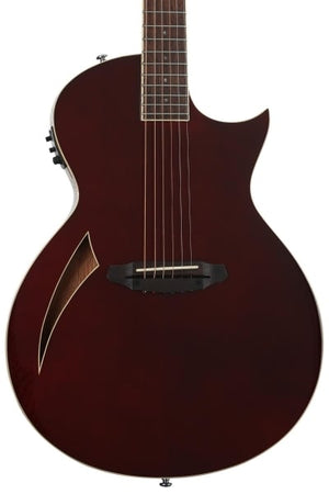 ESP LTL6WR LTD TL-6 Thinline Wine Red Finish Acoustic Guitar