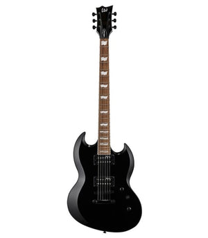 ESP LVIPER201BBLK LTD Viper201 Series Baritone Black Finish Guitar