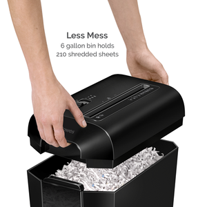 Fellowes Powershred® LX65 Cross Cut Shredder