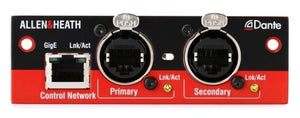 Allen & Heath DANTE 64x64 Bi-Directional Audio Interface Module