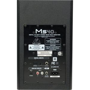 Behringer MS40 Digital 40-Watt Stereo Near Field Monitor