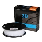 Inland 1.75mm PETG+ 3D Printer Filament Solid White