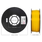 Inland 1.75mm Black PLA 3D Printer Filament Yellow
