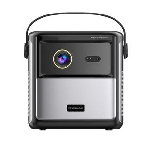 Powerology Starbeam PGTVPBK Projector – 450 Lumens, 100", Android TV