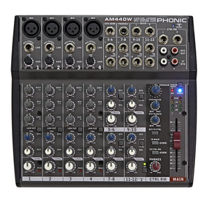 Phonic AM440W Wireless Connectivity Analog Mixer