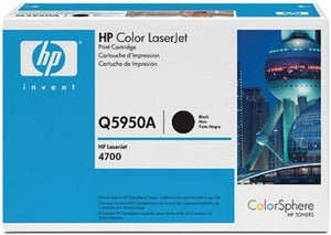 HP 643A Black Original LaserJet Toner Cartridge Q5950A