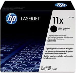 HP 11X Black Original LaserJet Toner Cartridge Q6511X