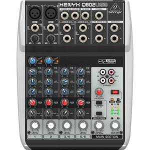 Behringer Q802USB Premium 8-Input 2-Bus Mixer