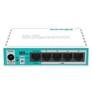 MikroTik RB750r2 hEX lite Affordable MPLS Router