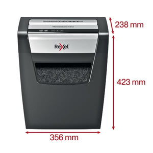 Rexel Momentum X312 12 Sheet 80 gsm P-3 Jam-Free Auto Reverse Function Cross Cut Shredder