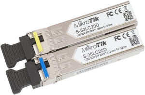 MikroTik S-3553LC20D 2 SFP Single Mode Module Kit