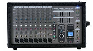 Phonic Powerpod2000R USB Recorder 2000W 10-Channel Powered Mixer