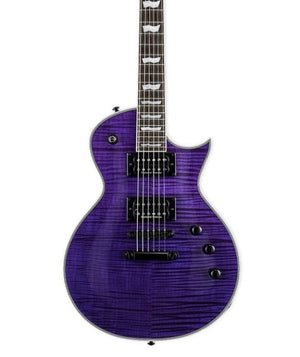 ESP LTD Deluxe Eclipse EC-1000, Flamed Maple Top, See Thru Purple Finish
