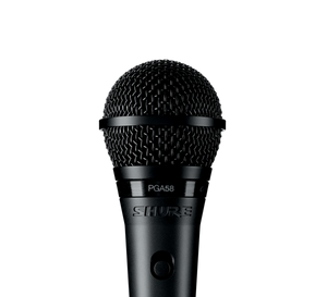Shure PGA58-QTR Cardioid Dynamic Vocal Microphone with XLR-to-1/4" Cable