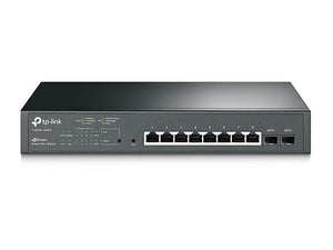TP-Link T1500G-10MPS JetStream 8-Port Gigabit Smart PoE+ Switch with 2 SFP Slots