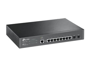 TP-Link T2500G-10TS (TL-SG3210) JetStream 8-Port Gigabit L2 Managed Switch with 2 SFP Slots