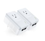TP-Link TL-PA4020P KIT AV500 2-Port Powerline Adapter with AC Pass Through Starter Kit