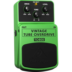 Behringer TO800 Vintage Tube-Sound Overdrive Effects Pedal