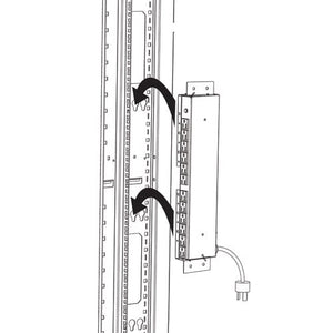 Tripp Lite SmartRack Bracket Accessory, Enables Vertical Installation of 1U PDUs, Power Strips and Surge Protectors