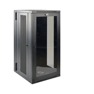 Tripp Lite SmartRack 26U Low-Profile Switch-Depth Rack Enclosure Cabinet, Hinged Back